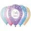 Baby Shower Metallic léggömb, lufi 5 db-os 12 inch (30 cm)