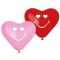 Szív Smiling Hearts léggömb, lufi 5 db-os 10 inch (25 cm)