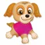 Kutyás Puppy fólia lufi 36 cm (WP)