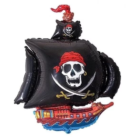 Kalózhajó Ship fólia lufi 36 cm (WP) Kalózhajó Ship fólia lufi 36 cm (WP)