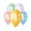 Happy Birthday 1 Star léggömb, lufi 5 db-os 13 inch (33 cm)