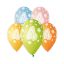 Happy Birthday 4 Star léggömb, lufi 5 db-os 13 inch (33 cm)