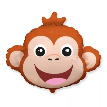 Majom Smile fólia lufi 36 cm (WP)