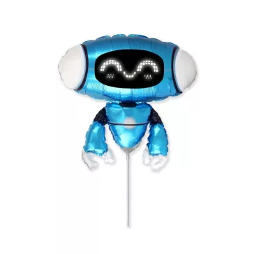 Robot Blue fólia lufi 36 cm (WP)