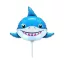 Cápa Smiling fólia lufi 36 cm (WP)