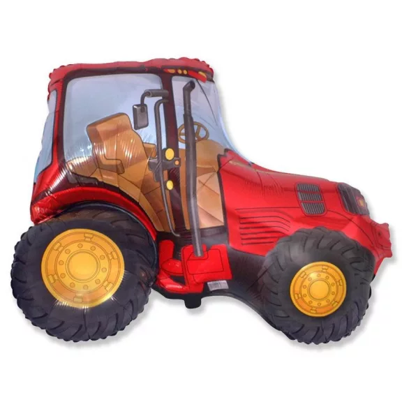 Traktor Red Pal fólia lufi 94 cm Traktor Red Pal fólia lufi 94 cm