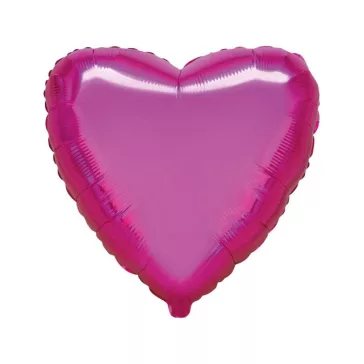 Rózsaszín Dark szív fólia lufi 46 cm