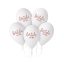 Bride To Be White léggömb, lufi 5 db-os 13 inch (33cm)