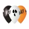 Halloween BOO léggömb, lufi 5 db-os 12 inch (30 cm)