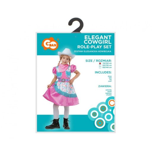 Cowgirl Elegant jelmez 130/140 cm