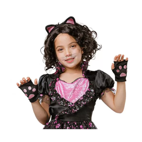 Cicás Pink Paw jelmez 110/120 cm