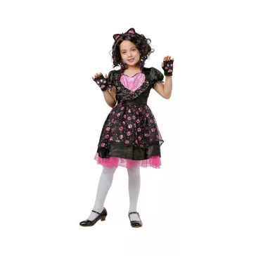 Cicás Pink Paw jelmez 130/140 cm