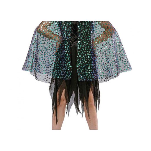 Boszorkány Shiny jelmez 120/130 cm