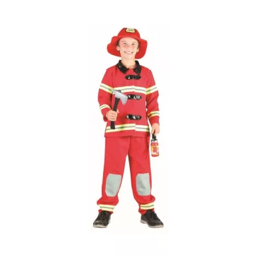 Tűzoltó Red jelmez 130/140 cm