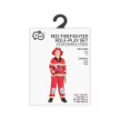 Tűzoltó Red jelmez 130/140 cm