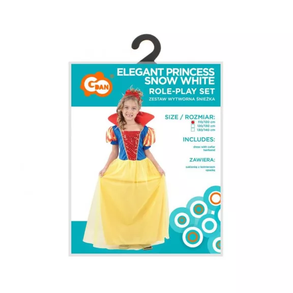Hercegnő Snow White jelmez 120/130 cm