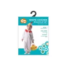 Csirke White jelmez 92/104 cm