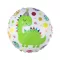 Dinoszaurusz Party gömb fólia lufi 36 cm