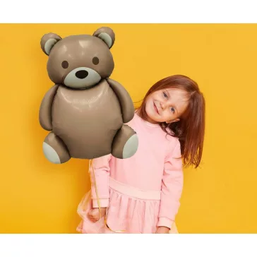 Maci Brown fólia lufi 68 cm