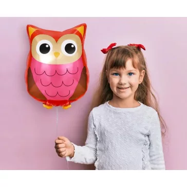 Bagoly Eyes fólia lufi 40 cm
