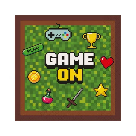 Játék Game On szalvéta 20 db-os 33x33 cm Játék Game On szalvéta 20 db-os 33x33 cm