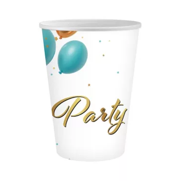 Party Balloon papír pohár 6 db-os 250 ml