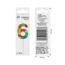 Építőkocka 6-os Pick Blocks tortagyertya, számgyertya Építőkocka 6-os Pick Blocks tortagyertya, számgyertya