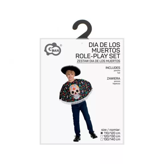 Halloween Day Of The Dead jelmez 120/130 cm