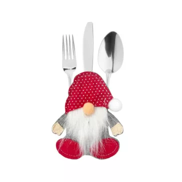 Manó Gnome Karácsonyi evőeszköz tartó