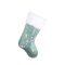Rénszarvas Frosty Blue karácsonyi kandalló zokni, csizma 49 cm