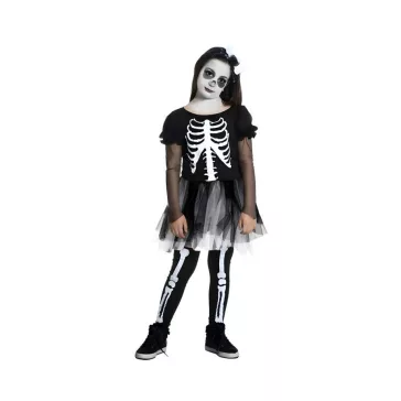 Csontváz Girl jelmez 110/120 cm