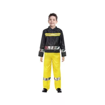 Tűzoltó Yellow jelmez 130/140 cm