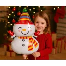 Hóember Happy fólia lufi 81 cm Hóember Happy fólia lufi 81 cm