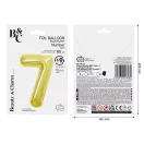 Arany 7-es Light Gold szám fólia lufi 85 cm Arany 7-es Light Gold szám fólia lufi 85 cm
