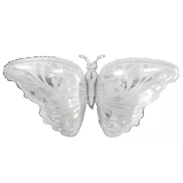 Pillangó Silver fólia lufi 87 cm