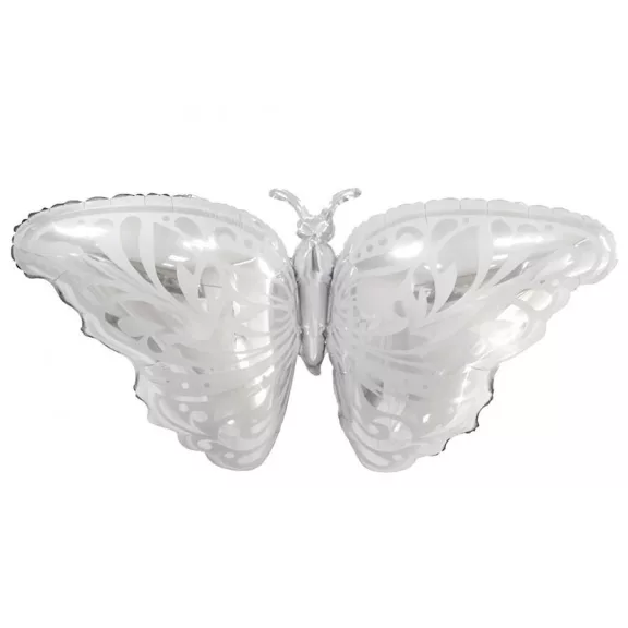 Pillangó Silver fólia lufi 87 cm Pillangó Silver fólia lufi 87 cm