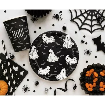 Halloween Ghost papír pohár 6 db-os 266 ml