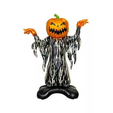Halloween Pumpkin Phantom fólia lufi talppal 93 cm