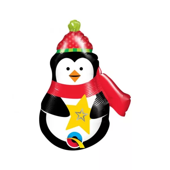 Pingvin Scarf fólia lufi 36 cm (WP) Pingvin Scarf fólia lufi 36 cm (WP)