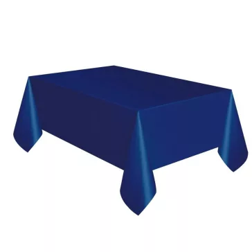 Kék Dark Blue műanyag asztalterítő 137x274 cm