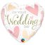 Wedding Day Hearts, Esküvő fólia lufi 46 cm
