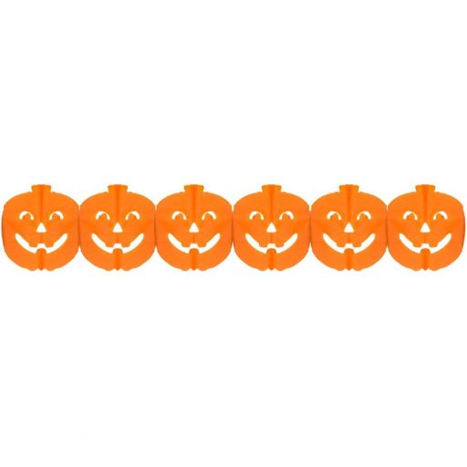 Halloween Tök papír girland 300 cm