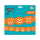 Halloween Tök papír girland 300 cm