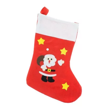 Karácsonyi St. Nicholas kandalló zokni, csizma 40 cm