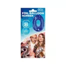 Kék Blue 0-ás mini szám fólia lufi 35 cm Kék Blue 0-ás mini szám fólia lufi 35 cm