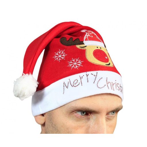Rénszarvas Reindeer mikulás sapka