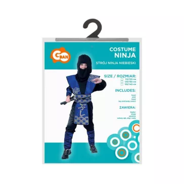 Nindzsa Blue Style jelmez 110/120 cm