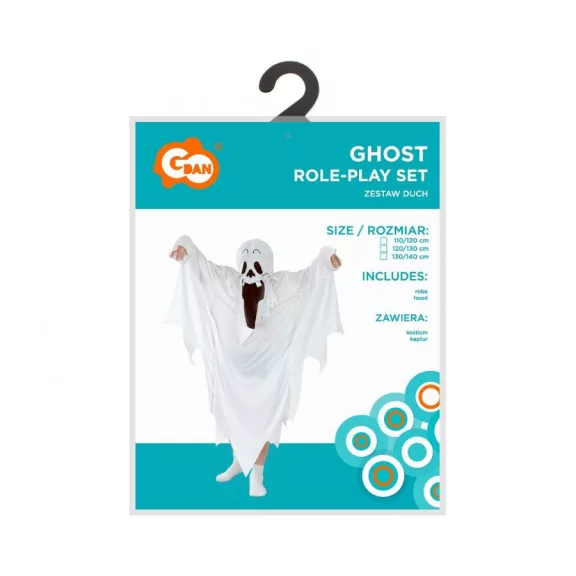 Szellem Halloween jelmez 110/120 cm