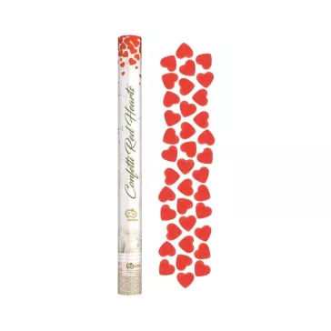 Szerelem Red Hearts konfetti kilövő 60 cm