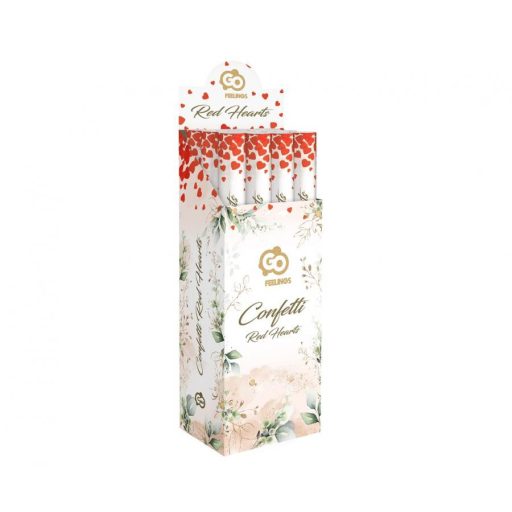 Szerelem Red Hearts konfetti kilövő 60 cm